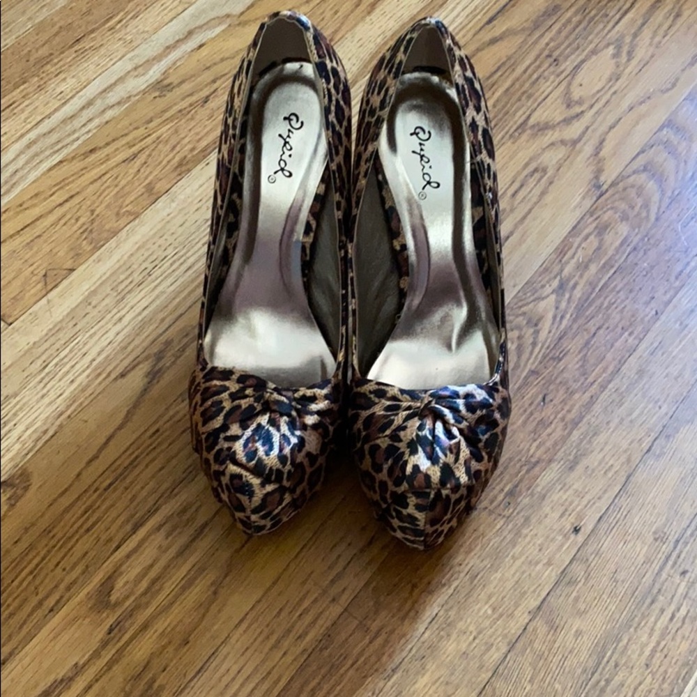 Leopard heels